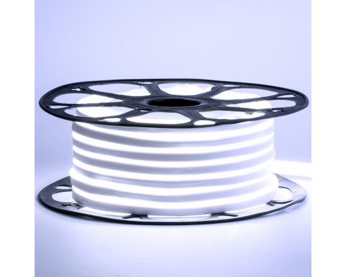 Неоновая светодиодная лента белая холодная AVT-1 220V smd2835 120LED/m 7W/m IP65, 1м