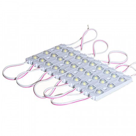 Купить Светодиодный модуль розовый 5050-3Led-P-0,72 W-12V (smd5050, IP65, 48 мм)