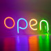 Купить Неоновая вывеска "OPEN" MONO (с контроллером)