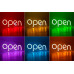 Купить Неоновая вывеска "OPEN" RGB синхронно вся вывеска (с контроллером)