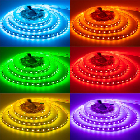 Купить Светодиодная лента RGB 12V AVT smd5050 96LED/м IP20
