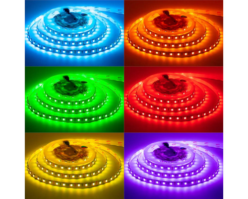 Светодиодная лента RGB 12V AVT smd5050 96LED/м IP20