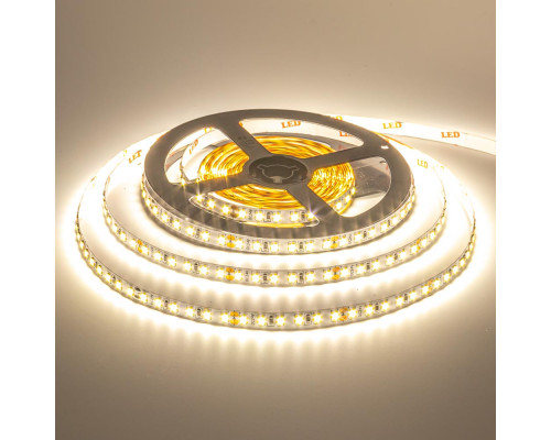 Светодиодная лента белая теплая 24V AVT smd2835 120LED/м IP20