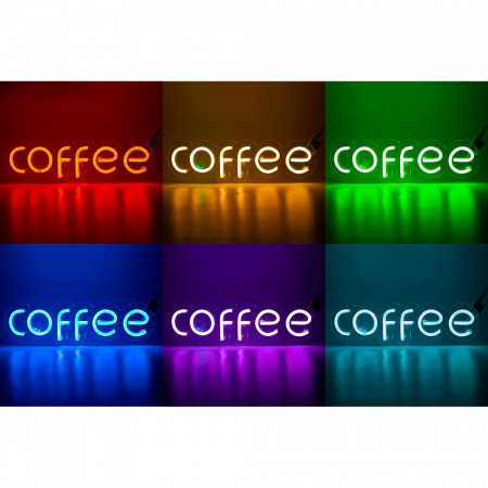 Купить Неоновая вывеска "COFFEE" RGB (с контроллером)