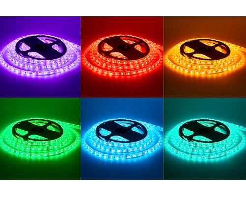 Светодиодная лента smd 2835 AVT-600RGB2835-24V