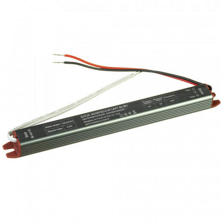 Купить Блок питания узкий 12 В 2А 24Вт IP20 AVT SLIM