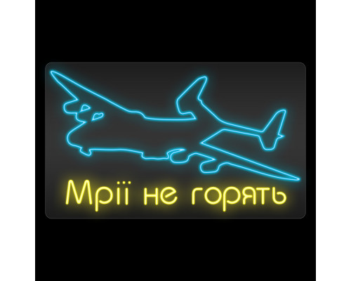 Неоновая вывеска Мрії не горять (1000x600)