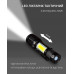 Купить Фонарь ручной аккумуляторный светодиодный в боксе металический, черный