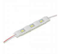 Модуль светодиодный белый холодный 12V smd5730 3LED 1W IP65