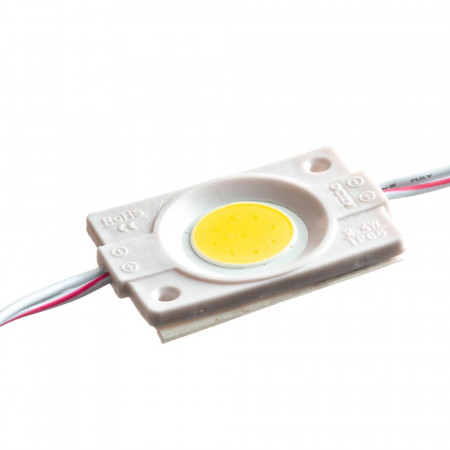 Купить Модуль светодиодный белый СОВ 12V 1LED 2.4W круг IP65