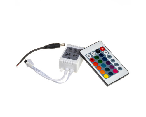 Led контроллер светодиодный rgb 12А/144 Вт (IR 24 кнопки)