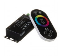 Led контроллер светодиодный черный rgb 18А/216 Вт, (8 кнопок)