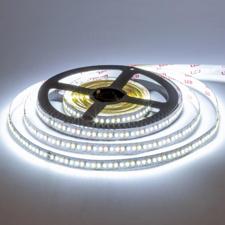 Купить Лента светодиодная холодная белая 12V AVT smd2835 204LED/m IP20, 1м