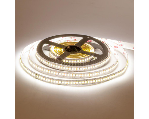 Лента светодиодная 12V AVT теплая белая smd3014 204LED/m IP20, 1м