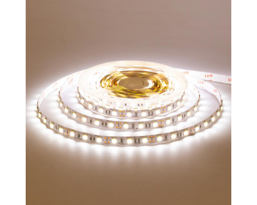 Лента светодиодная теплая белая 12V AVT smd5050 60LED/m IP20, 1м