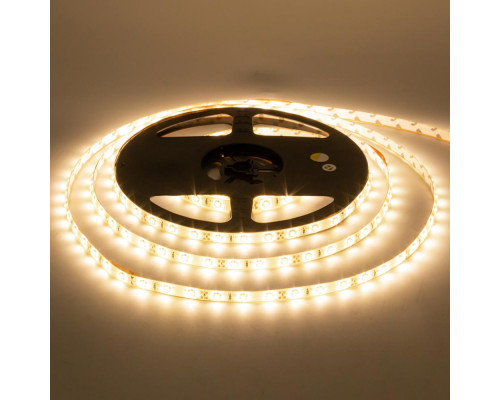 Лента светодиодная теплая белая 12V AVT smd3528 60LED/m IP65, 1м