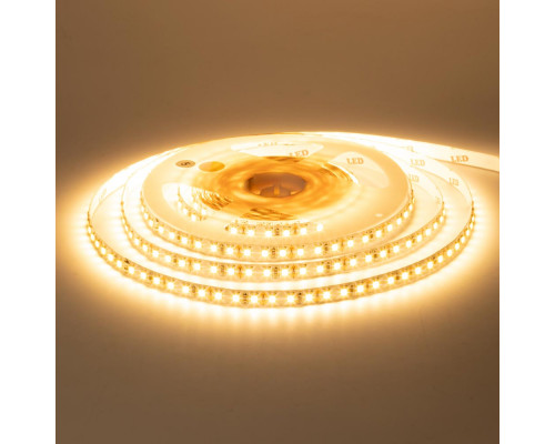 Лента светодиодная теплая белая 12V AVT smd2835 120LED/m IP65, 1м