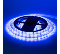 Лента светодиодная синяя 12V smd2835 60LED/m IP20, 1м