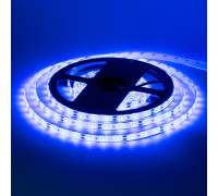 Лента светодиодная синяя 12V smd2835 60LED/m IP65, 1м