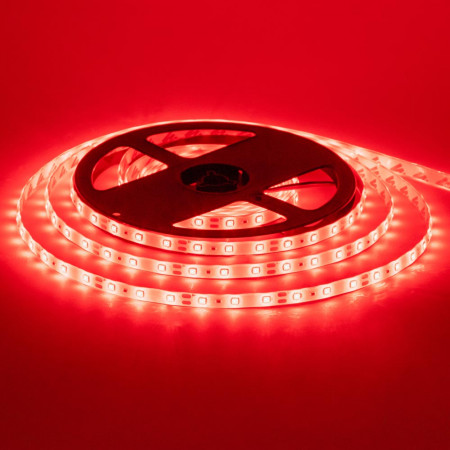 Купить Лента светодиодная красная 12V smd2835 60LED/m IP65, 1м