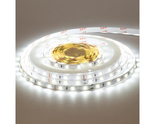 Лента светодиодная белая 12V Motoko smd2835 60LED/m IP20, 1м