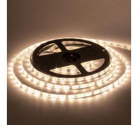 Лента светодиодная теплая белая 12V smd2835 60LED/m IP20, 1м