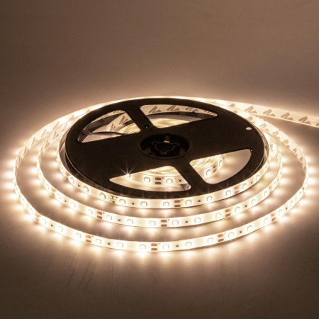 Купить Лента светодиодная теплая белая 12V smd2835 60LED/m IP20, 1м