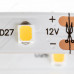 Купить Лента светодиодная теплая белая 12V MOTOKO smd2835 60LED/m IP20, 1м