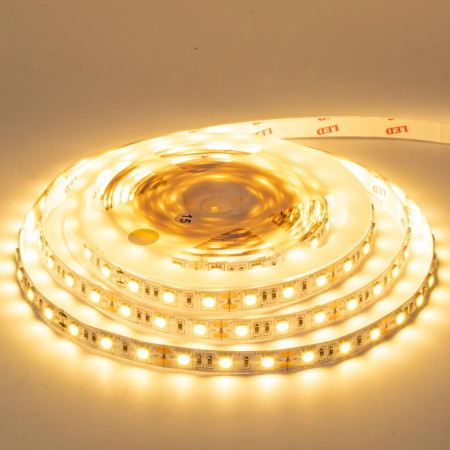 Купить Лента светодиодная теплая белая 12V MOTOKO smd5050 60LED/m IP20, 1м