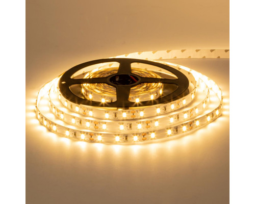 Лента светодиодная белая теплая 12V smd5730 60LED/m IP20, 1м