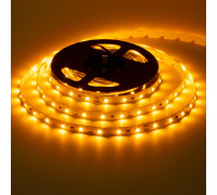 Лента светодиодная желтая 12V smd2835 60LED/m IP20, 1м