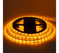 Лента светодиодная желтая 12V smd2835 60LED/m IP65, 1м