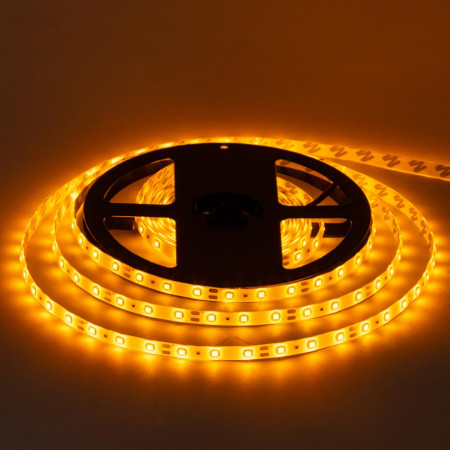 Купить Лента светодиодная желтая 12V smd2835 60LED/m IP65, 1м