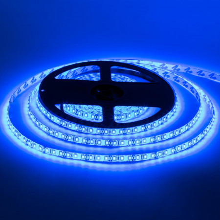 Купить Лента светодиодная синяя 12V smd2835 120LED/m IP65, 1м