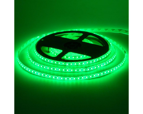 Лента светодиодная зеленая 12V smd2835 120LED/m IP20, 1м