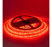 Лента светодиодная красная 12V smd2835 120LED/m IP20, 1м