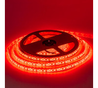 Лента светодиодная красная 12V smd2835 120LED/m IP65, 1м