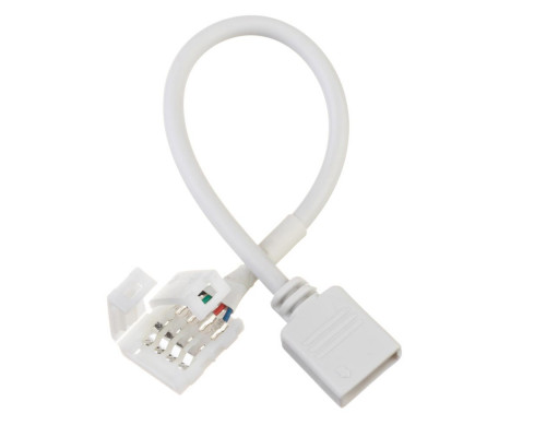 Коннектор для LED лент RGB 12V 10mm зажим+"папа"