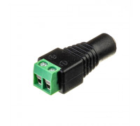 Коннектор для LED лент 12V mini jack 5,5mm мама