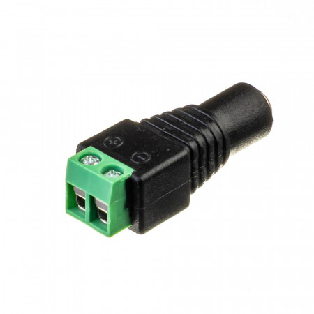 Купить Коннектор для LED лент 12V mini jack 5,5mm мама
