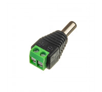 Коннектор для LED лент 12V mini jack 5,5mm папа