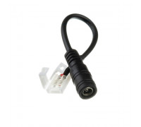 Коннектор для LED лент 12V 8mm мама провод/зажим