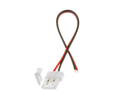Коннектор для LED лент 12V 8mm провод/зажим