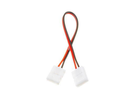 Коннектор для LED лент 12V 8mm провод/2 зажима