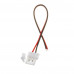 Купить Коннектор для LED лент 12V 10mm провод/зажим