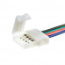 Купить Коннектор для LED лент RGB 12V 10mm провод/2 зажима