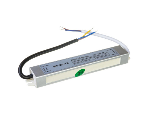 Led блок питания 12V F/1.67A 20Bт IP 65