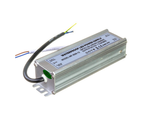 Led блок питания 12V F/5A 60Bт IP 65