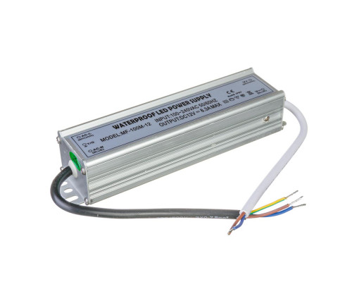 Led блок питания 12V F/8.3A 100Bт IP 65