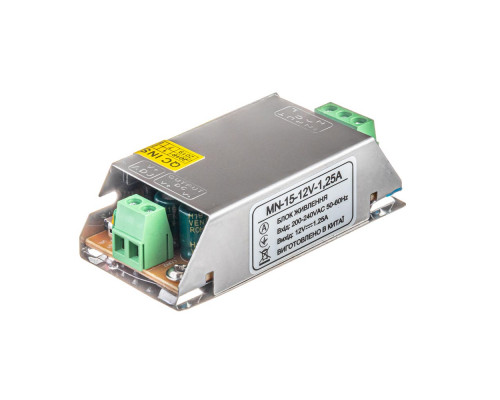 Led блок питания 12V MN/1.25A 15Bт IP 20